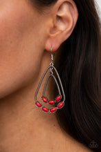 Load image into Gallery viewer, Summer Staycation - Red Earring freeshipping - JewLz4u Gemstone Gallery
