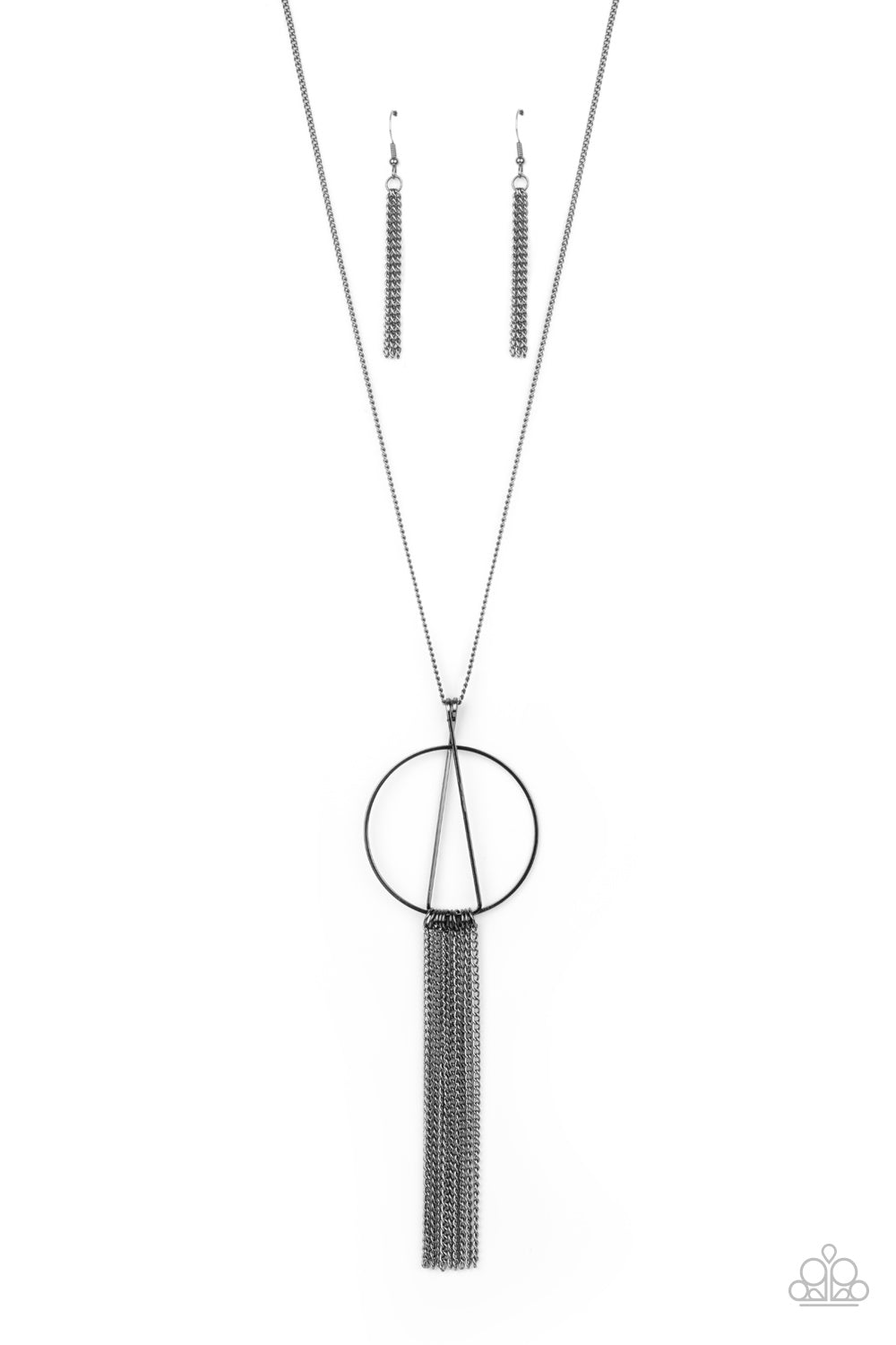 Apparatus Applique - Black Necklace freeshipping - JewLz4u Gemstone Gallery