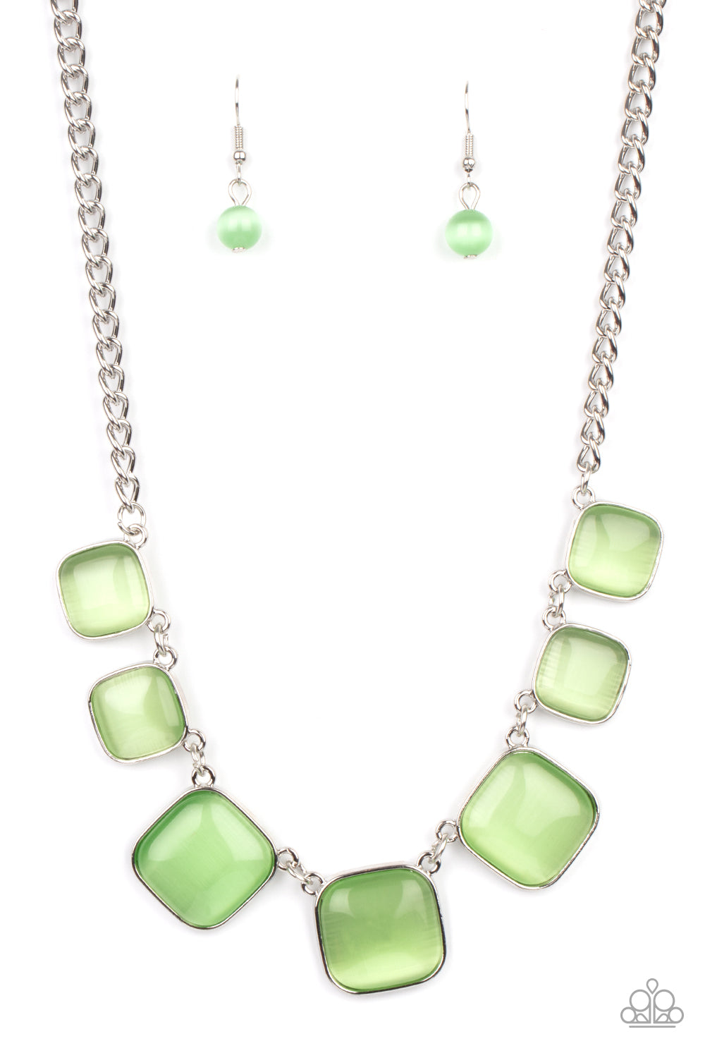 Aura Allure - Green Necklace freeshipping - JewLz4u Gemstone Gallery