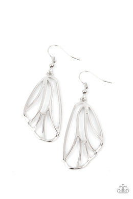 Turn Into A Butterfly - Silver Earring freeshipping - JewLz4u Gemstone Gallery