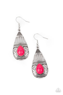 Eastern Essence - Pink Earring freeshipping - JewLz4u Gemstone Gallery