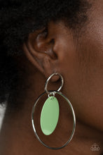 Load image into Gallery viewer, POP, Look, and Listen - Green Earring freeshipping - JewLz4u Gemstone Gallery
