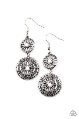 Keep It WHEEL - White Earring freeshipping - JewLz4u Gemstone Gallery