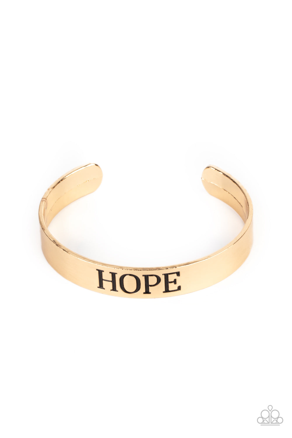 Hope Makes The World Go Round - Gold Bracelet freeshipping - JewLz4u Gemstone Gallery