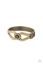 Load image into Gallery viewer, Let A Hundred SUNFLOWERS Bloom - Brass Bracelet freeshipping - JewLz4u Gemstone Gallery
