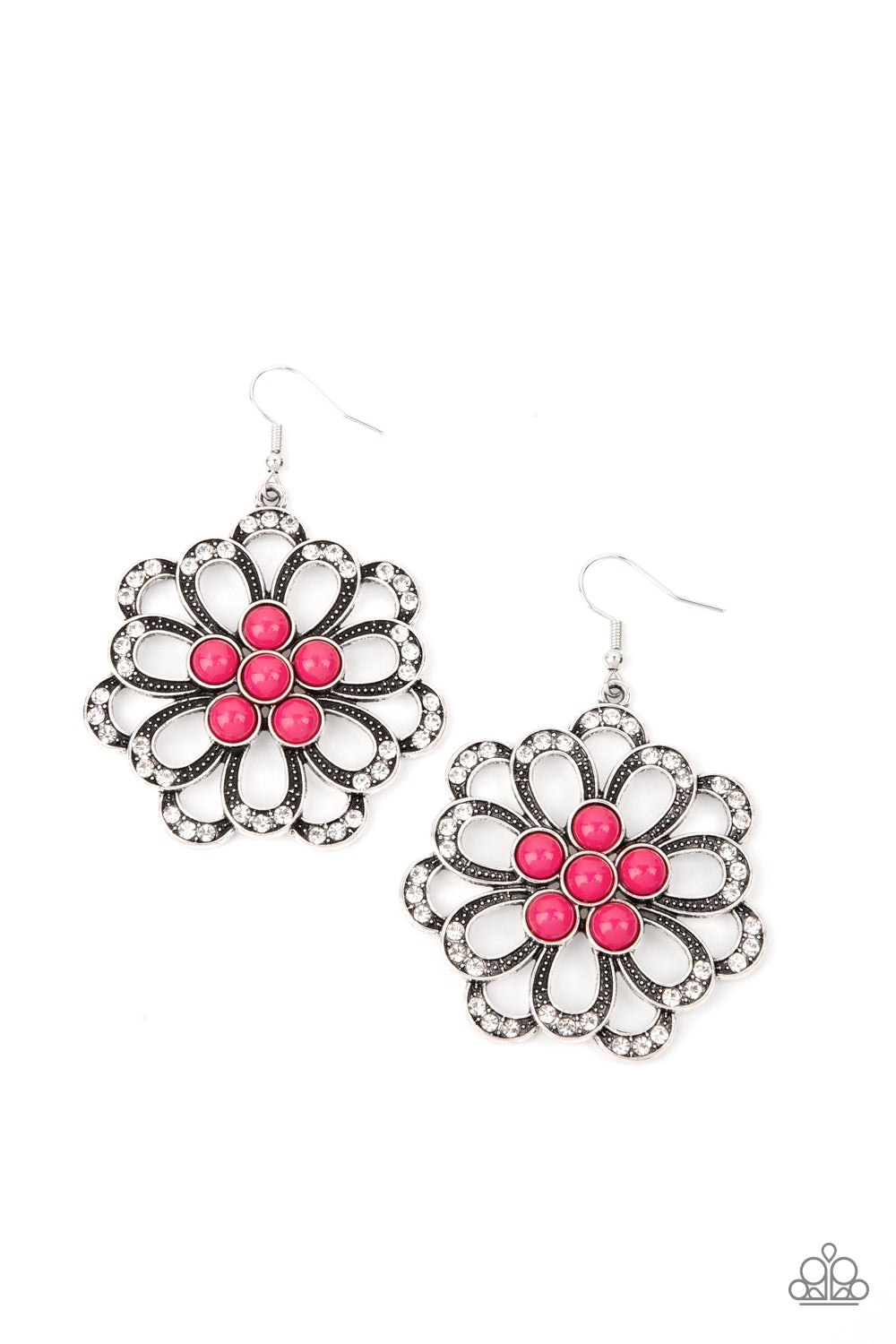 Dazzling Dewdrops - Pink Earring freeshipping - JewLz4u Gemstone Gallery