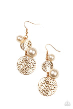 Load image into Gallery viewer, Pearl Dive - Gold Earring freeshipping - JewLz4u Gemstone Gallery
