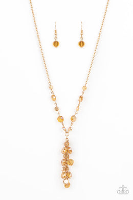 Cosmic Charisma - Gold Necklace freeshipping - JewLz4u Gemstone Gallery