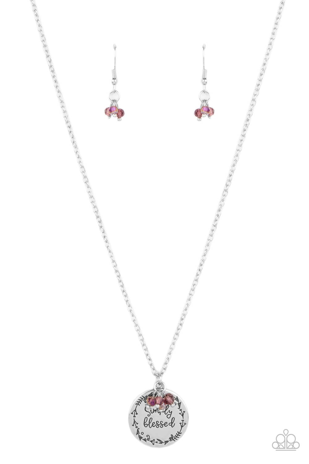 Simple Blessings - Purple (Beads) Necklace freeshipping - JewLz4u Gemstone Gallery