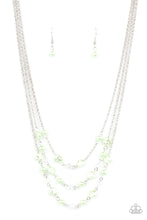 Load image into Gallery viewer, Let The Record GLOW - Green Necklace freeshipping - JewLz4u Gemstone Gallery
