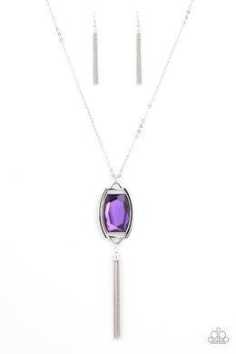 Timeless Talisman - Purple Necklace freeshipping - JewLz4u Gemstone Gallery