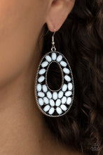 Load image into Gallery viewer, Beaded Shores - White Earring freeshipping - JewLz4u Gemstone Gallery
