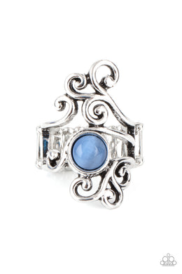 Glimmering Grapevines - Blue Ring freeshipping - JewLz4u Gemstone Gallery