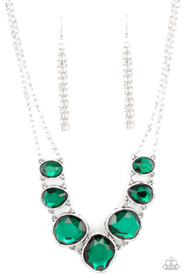 Absolute Admiration - Green Necklace freeshipping - JewLz4u Gemstone Gallery