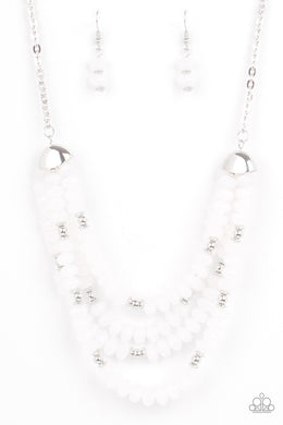 Best POSH-ible Taste - White Necklace freeshipping - JewLz4u Gemstone Gallery