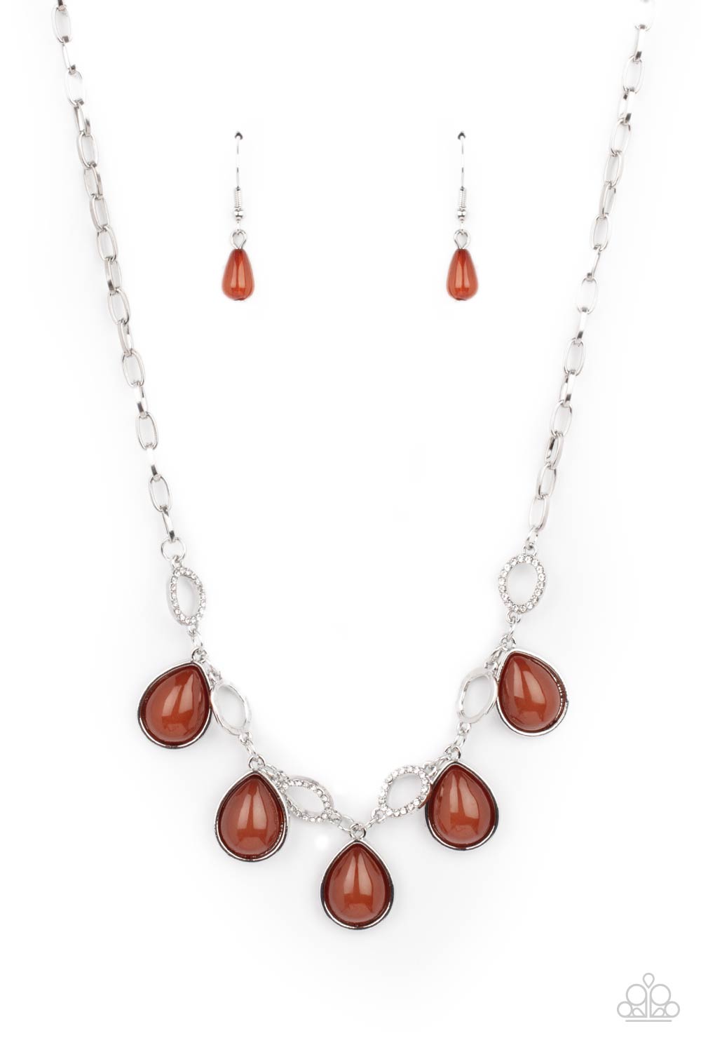 Majestically Mystic - Brown Necklace