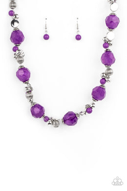 Vidi Vici VACATION - Purple Necklace freeshipping - JewLz4u Gemstone Gallery