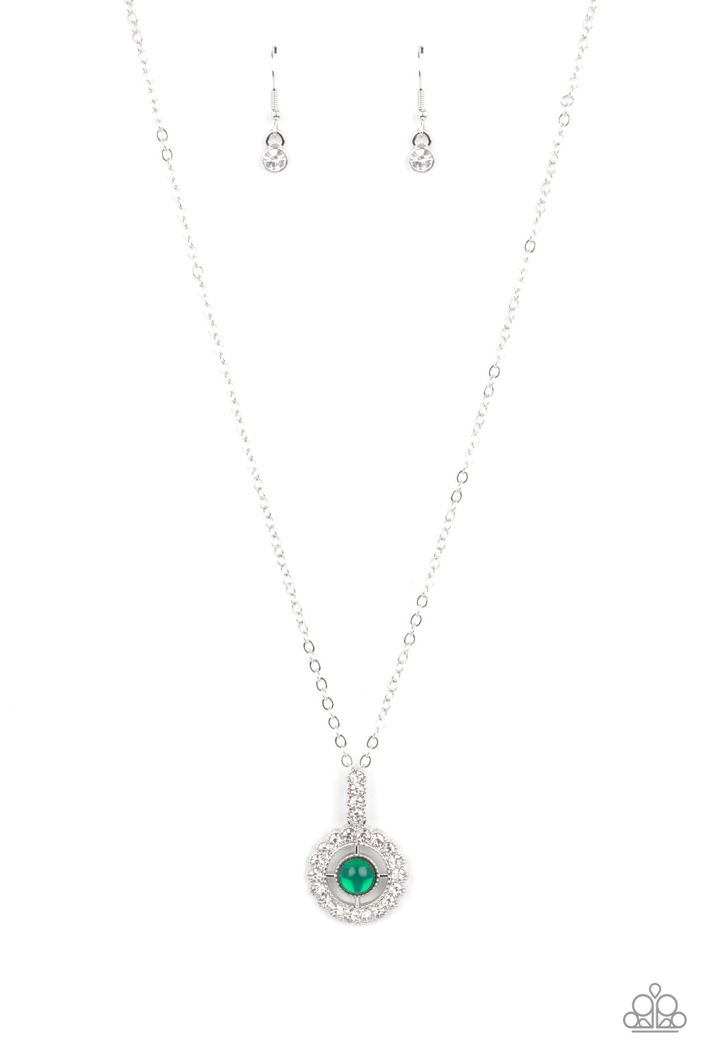 Springtime Twinkle - Green Necklace freeshipping - JewLz4u Gemstone Gallery
