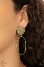 Load image into Gallery viewer, Undeniably Urban - Brass Clip-On Earring
