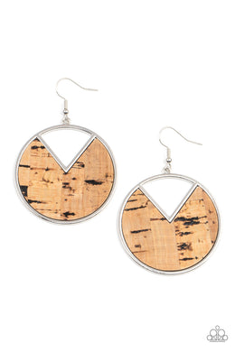 Nod to Nature - Black (Cork) Earring freeshipping - JewLz4u Gemstone Gallery