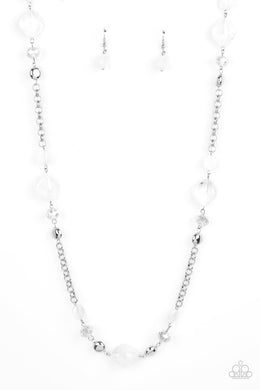 Light-Scattering Luminosity - White Necklace freeshipping - JewLz4u Gemstone Gallery