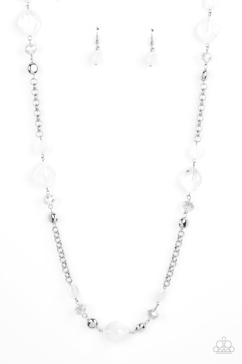 Light-Scattering Luminosity - White Necklace freeshipping - JewLz4u Gemstone Gallery