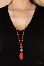 Load image into Gallery viewer, Naturally Essential - Red (Stone)/ Wood Beads Necklace freeshipping - JewLz4u Gemstone Gallery
