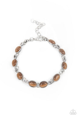 Blissfully Beaming - Brown Bracelet freeshipping - JewLz4u Gemstone Gallery