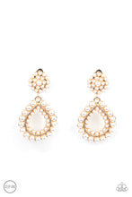 Load image into Gallery viewer, Discerning Droplets - Gold Clip-On Earring
