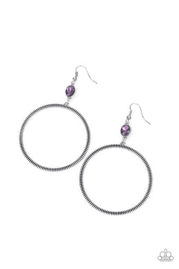 Work That Circuit - Purple Earring freeshipping - JewLz4u Gemstone Gallery