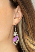 Load image into Gallery viewer, Harmonious Harbors - Purple Earring freeshipping - JewLz4u Gemstone Gallery
