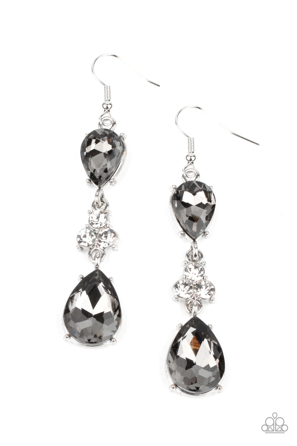 Once Upon a Twinkle - Silver (Smoky Gem) Earring