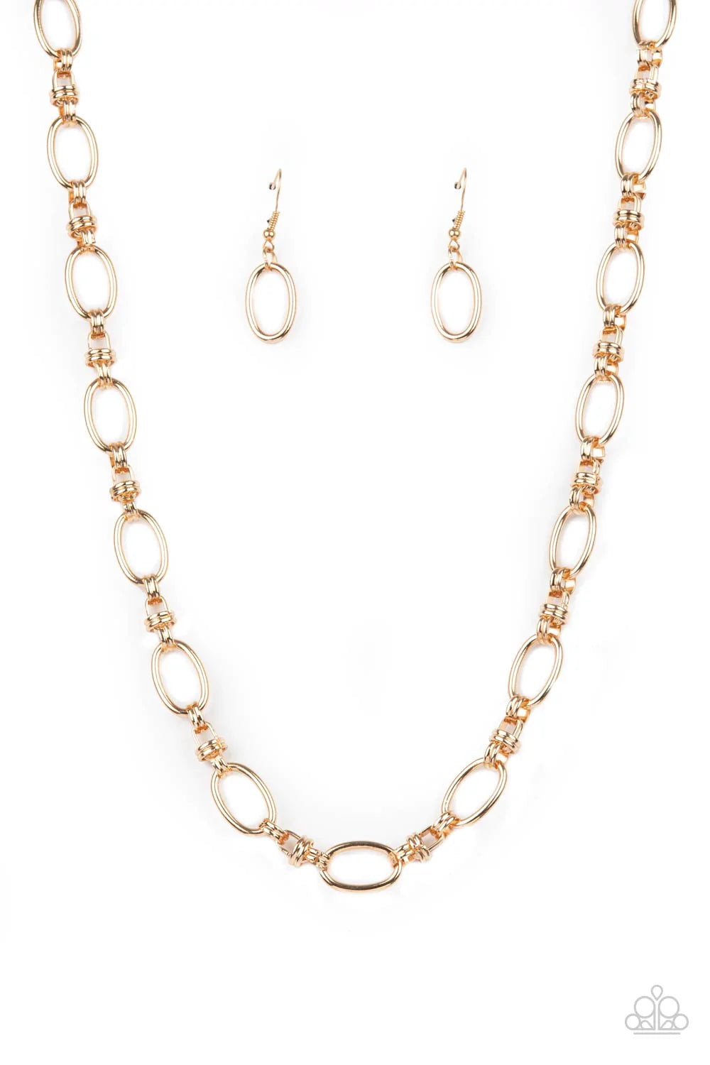 Defined Drama - Gold Necklace