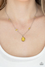 Load image into Gallery viewer, Romantic Rendezvous - Yellow Necklace freeshipping - JewLz4u Gemstone Gallery
