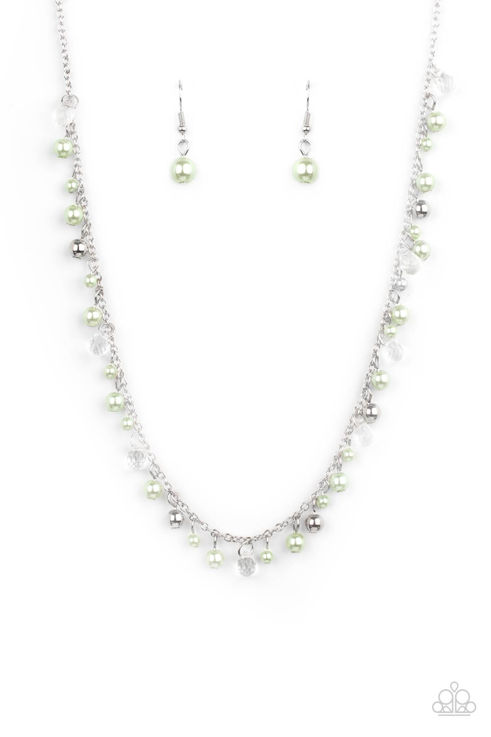 Pearl Essence - Green Necklace