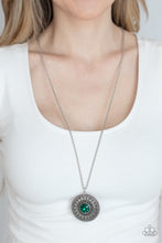 Load image into Gallery viewer, Aztec Apex - Green Necklace freeshipping - JewLz4u Gemstone Gallery
