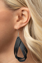 Load image into Gallery viewer, That&#39;s A STRAP - Black Earring freeshipping - JewLz4u Gemstone Gallery
