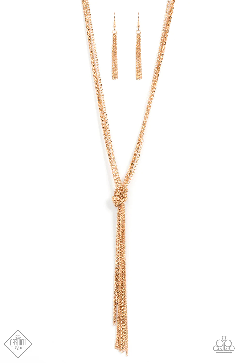 KNOT All There - Gold Necklace (MM-1021)