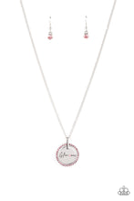 Load image into Gallery viewer, Glam-ma Glamorous - Pink (Rhinestone Ring) Necklace
