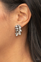 Load image into Gallery viewer, Flawless Fronds - White Earring freeshipping - JewLz4u Gemstone Gallery

