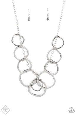 Dizzy With Desire - Silver Necklace freeshipping - JewLz4u Gemstone Gallery