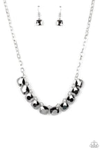 Load image into Gallery viewer, Radiance Squared - Silver (Hematite) Necklace freeshipping - JewLz4u Gemstone Gallery
