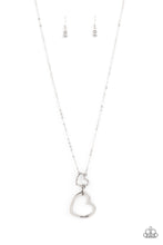 Load image into Gallery viewer, Grandma Glow - White (Rhinestone) Heart Necklace
