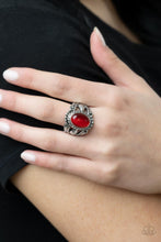 Load image into Gallery viewer, Jubilant Gem - Red (Cat&#39;s Eye Stone) Ring freeshipping - JewLz4u Gemstone Gallery
