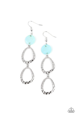 Surfside Shimmer - Blue Earring freeshipping - JewLz4u Gemstone Gallery