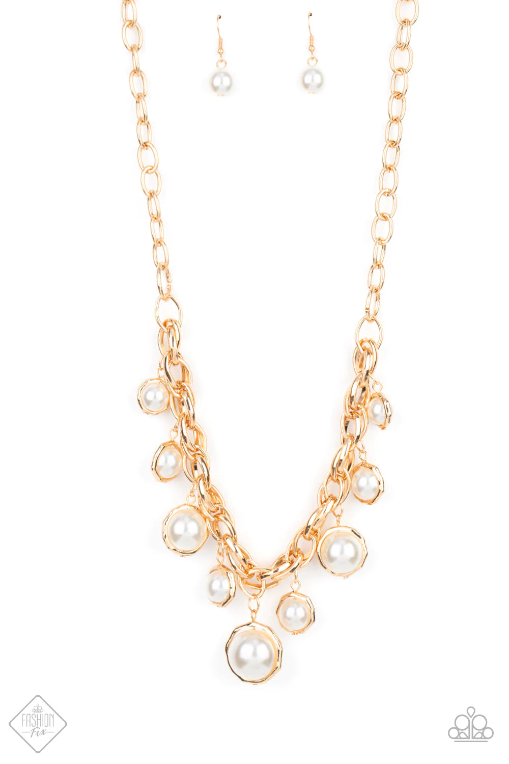 Revolving Refinement - Gold Necklace (FFA-0821)