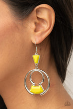 Load image into Gallery viewer, Deco Dancing - Yellow Earring freeshipping - JewLz4u Gemstone Gallery
