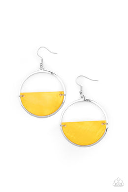 Seashore Vibes - Yellow Earring freeshipping - JewLz4u Gemstone Gallery