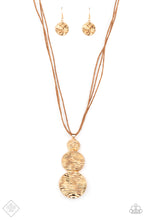 Load image into Gallery viewer, Circulating Shimmer - Gold Necklace (SS-0921) freeshipping - JewLz4u Gemstone Gallery
