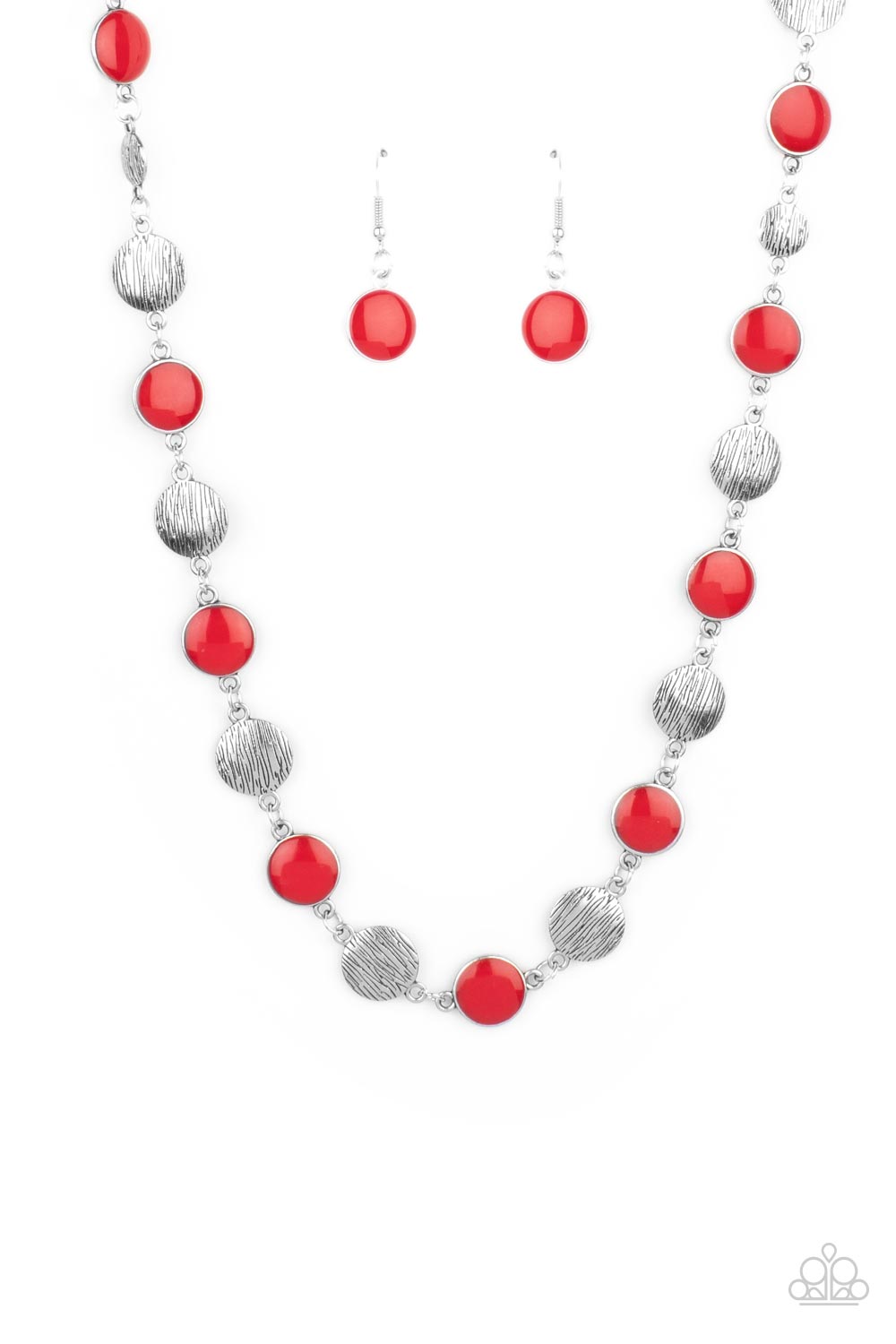 Harmonizing Hotspot - Red Necklace freeshipping - JewLz4u Gemstone Gallery